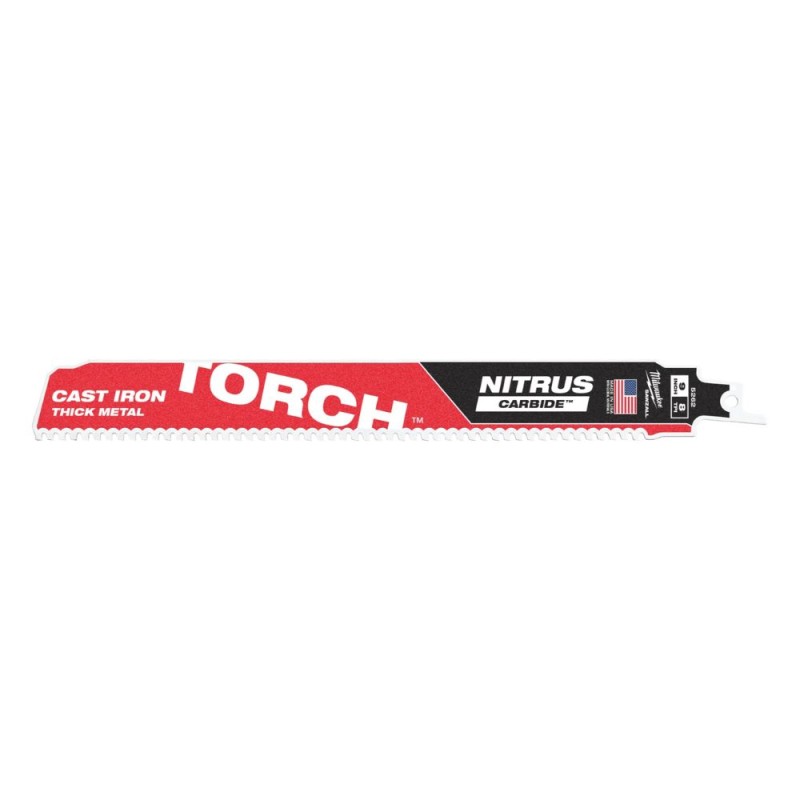 Pjūklelis karbidiniais dantimis MILWAUKEE TCT Torch Nitrus 230mm 8tpi 1 Pjūklelis karbidiniais dantimis MILWAUKEE TCT Torch Nitrus 230mm 8tpi 1
