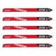 Pjūkleliai karbidiniais dantimis MILWAUKEE TCT Torch Nitrus 300mm 8tpi, 5vnt. 1