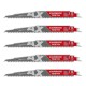 Pjūkleliai karbidiniais dantimis MILWAUKEE TCT AX 230mm 5tpi, 5vnt. 1