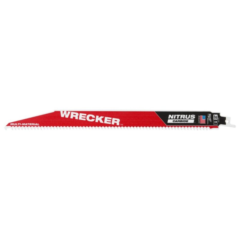 Pjūklelis karbidiniais dantimis MILWAUKEE Wrecker Nitrus 300mm 6tpi 1 Pjūklelis karbidiniais dantimis MILWAUKEE Wrecker Nitrus 300mm 6tpi 1