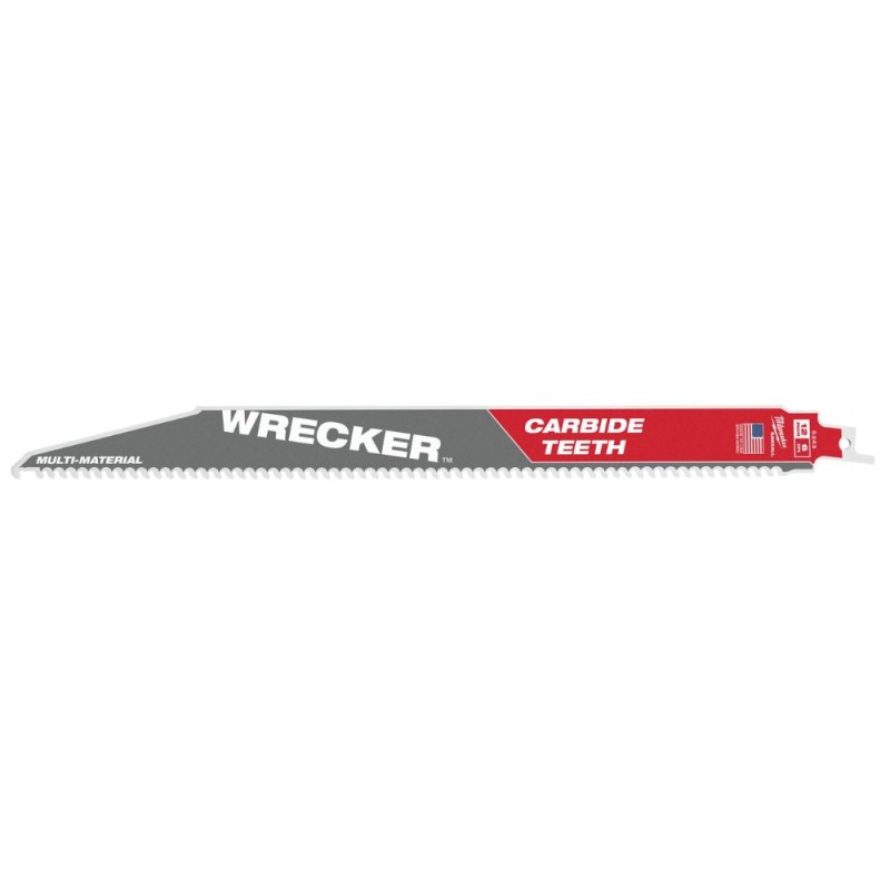 Pjūklelis karbidiniais dantimis MILWAUKEE Wrecker 300mm 6tpi 1 Pjūklelis karbidiniais dantimis MILWAUKEE Wrecker 300mm 6tpi 1