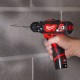 Akumuliatorinis smūginis gręžtuvas MILWAUKEE M12 BPD-202C 6