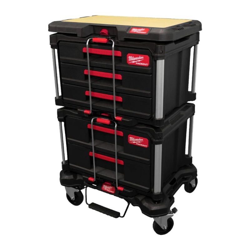 4 dalių dėžių su stalčiais rinkinys MILWAUKEE Packout 1