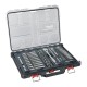 1/2" ir 1/4" terkšlių ir galvučių rinkinys MILWAUKEE Packout, 63vnt. 1 1/2" ir 1/4" terkšlių ir galvučių rinkinys MILWAUKEE Packout, 63vnt. 1