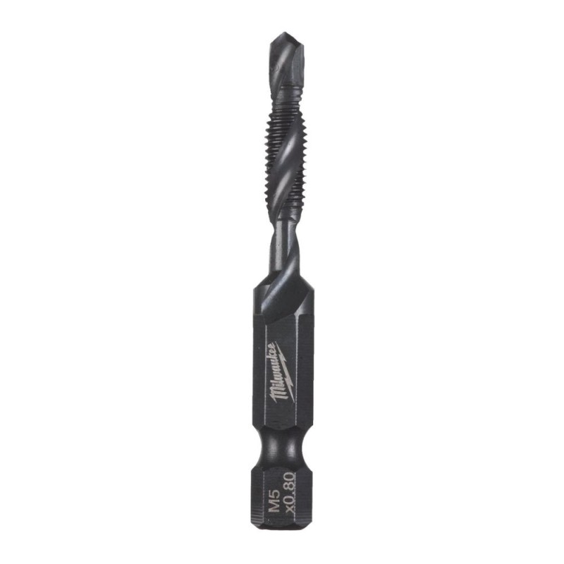 Kombinuotas grąžtas-sriegiklis MILWAUKEE HSS-G M5 57mm 1/4" 1
