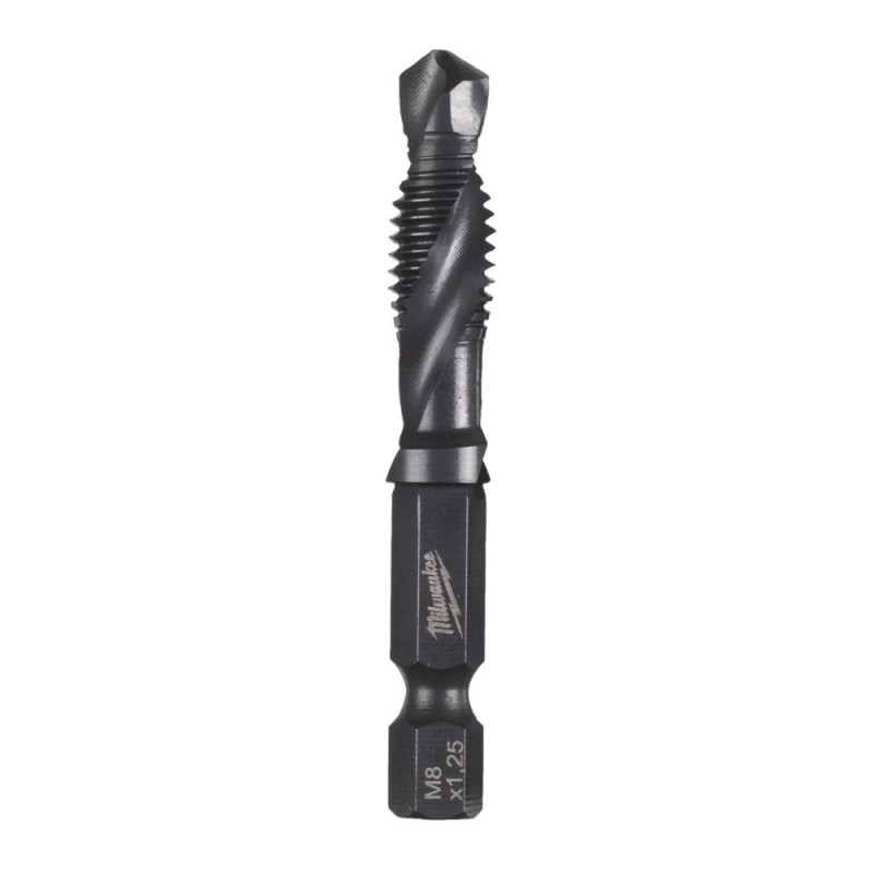 Kombinuotas grąžtas-sriegiklis MILWAUKEE HSS-G M8 57mm 1/4" 1