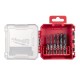 6 dalių kombinuotų grąžtų-sriegiklių rinkinys MILWAUKEE HSS-G 1/4" 2