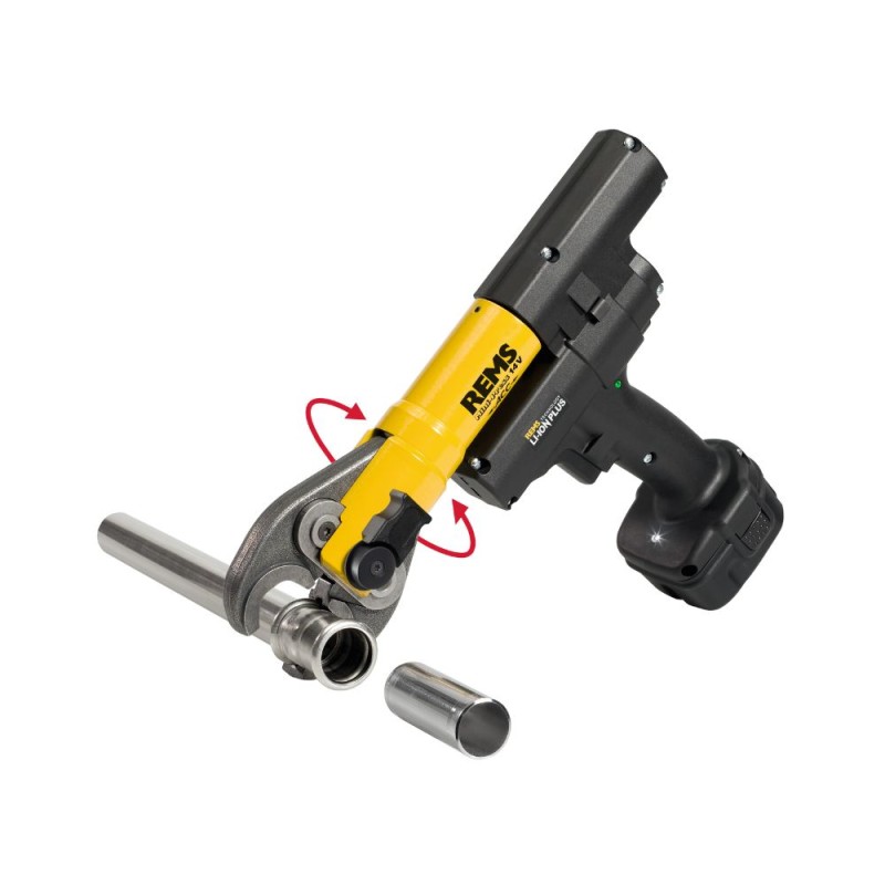 Akumuliatorinis vamzdžių presavimo įrankis REMS Mini-Press 14,4V ACC L-Boxx 1