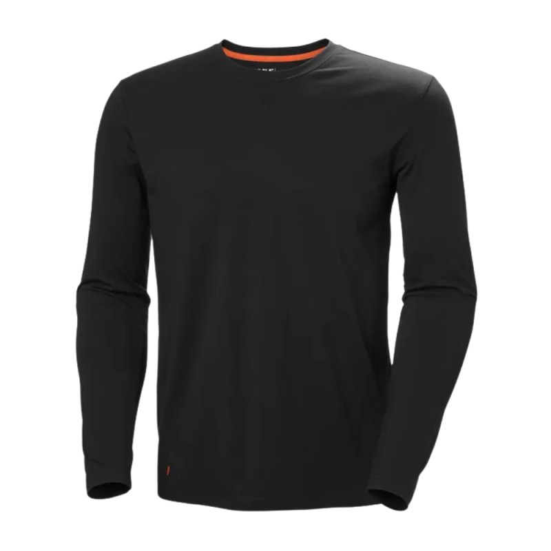 Marškinėliai ilgomis rankovėmis HELLY HANSEN Kensington Longsleeve, juodi 1