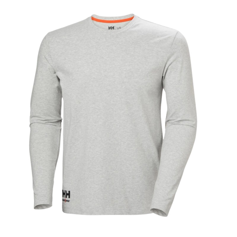 Marškinėliai ilgomis rankovėmis HELLY HANSEN Kensington Longsleeve, šviesiai pilki 1