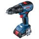 Akumuliatorinis smūginis suktuvas - gręžtuvas BOSCH GSB 18V-50 1x2.0Ah, 1x5.0Ah, GAL 1880CV LC 1
