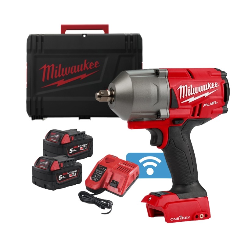 Akumuliatorinis smūginis veržliasukis MILWAUKEE M18 ONEFHIWP12-502X 1 Akumuliatorinis smūginis veržliasukis MILWAUKEE M18 ONEFHIWP12-502X 1