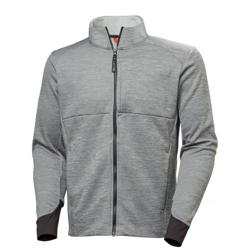 Džemperis su užtrauktuku HELLY HANSEN Tech Midlayer, pilkas 1 Džemperis su užtrauktuku HELLY HANSEN Tech Midlayer, pilkas 1