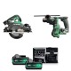 Akumuliatorinių įrankių rinkinys HiKOKI KC18MV003+ Startpack 1