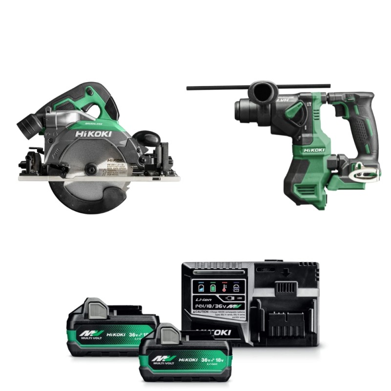 Akumuliatorinių įrankių rinkinys HiKOKI KC18MV003+ Startpack 1
