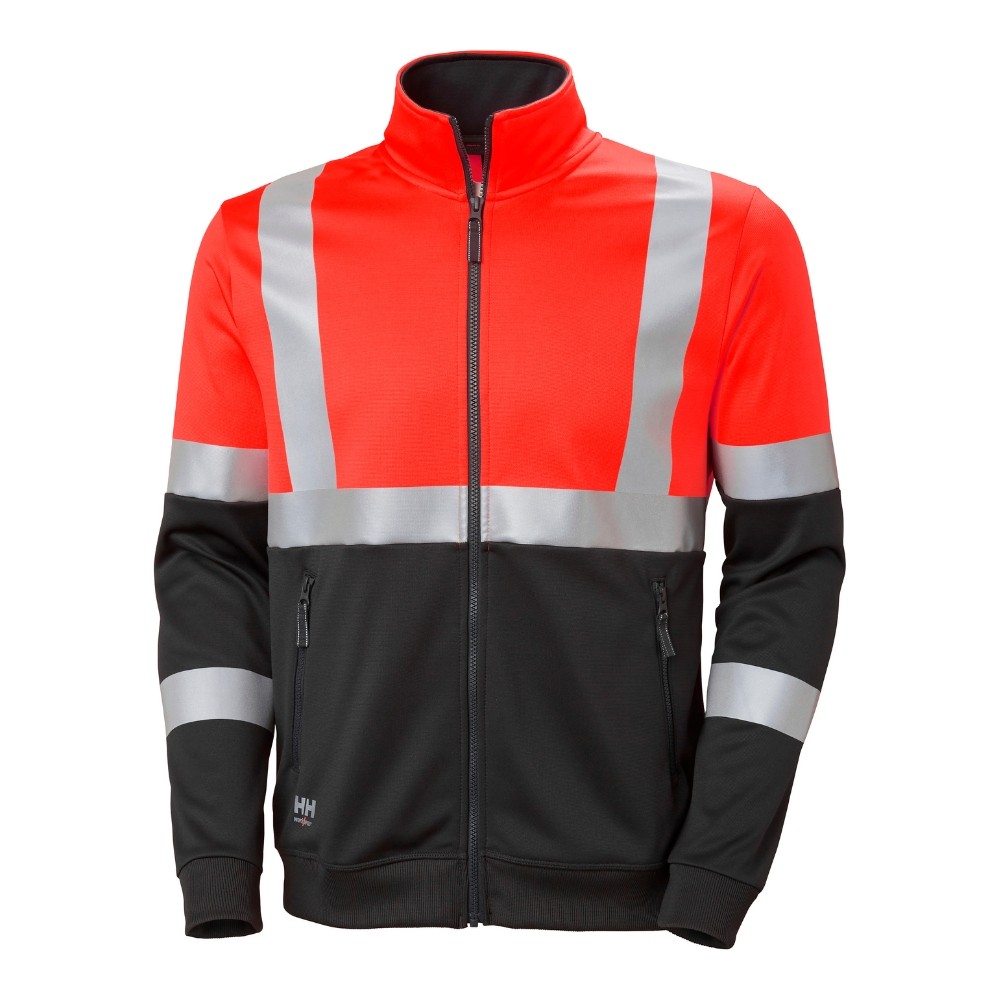 Džemperis HELLY HANSEN Addvis Zip Sweatshirt Class 1, raudonas