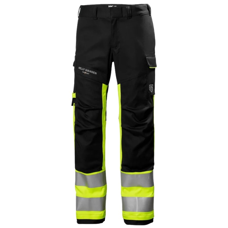 Kelnės su šviesą atspindinčiais elementais HELLY HANSEN Fyre Work Pant CL 1, geltona, C50 1
