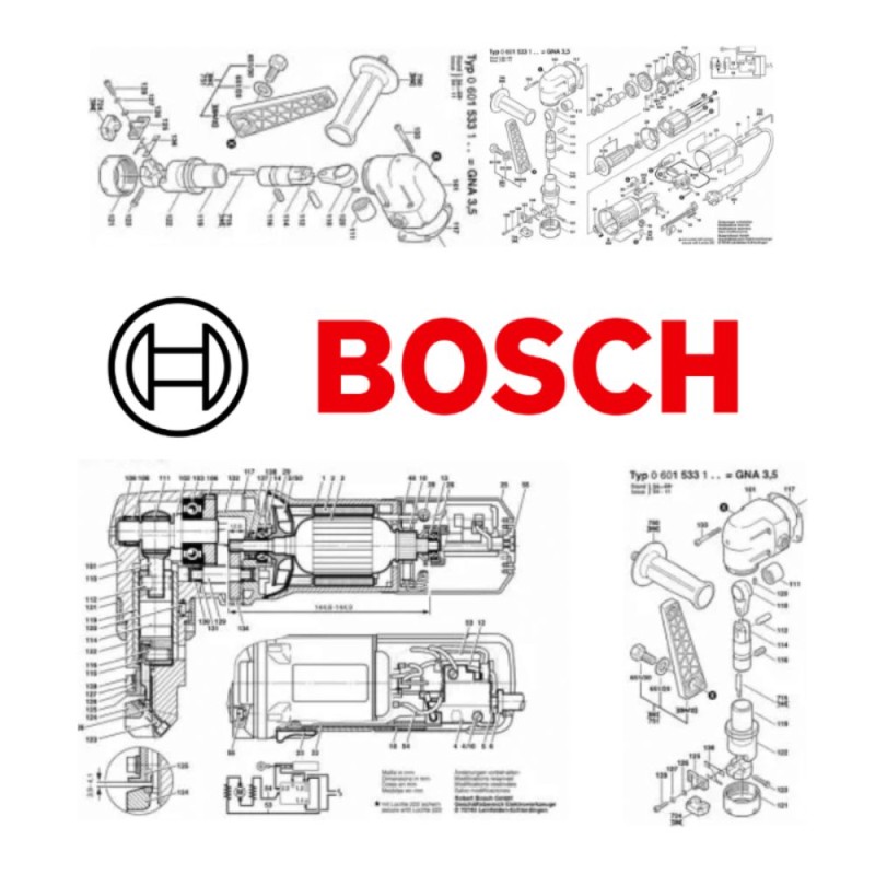 Metalinė nosis plastikinėms jungtims viniakalei BOSCH GNB 18V 1