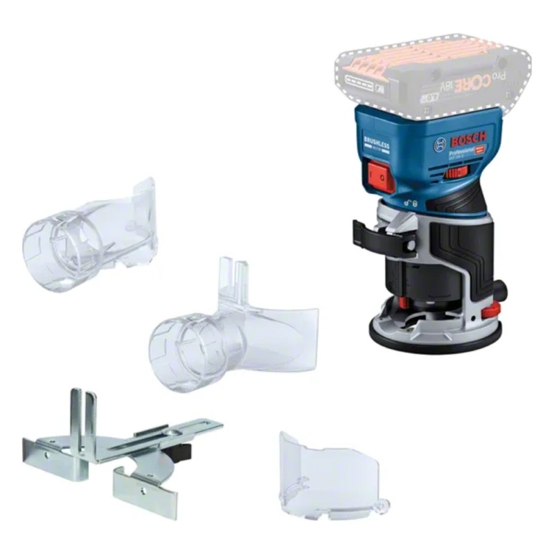 Akumuliatorinis frezeris BOSCH GKF 18V-8 Solo CT 1 Akumuliatorinis frezeris BOSCH GKF 18V-8 Solo CT 1