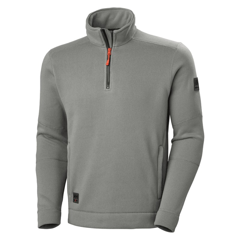 Džemperis HELLY HANSEN Kensington Halfzip Knit Fleece Jacket, pilkas 1