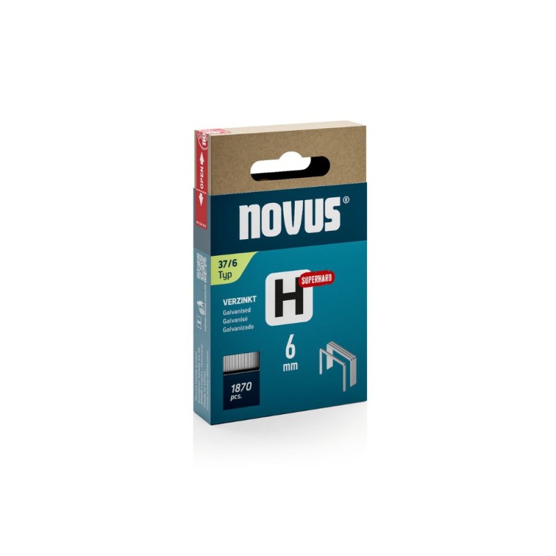 Cinkuotos plonos kabės NOVUS H 37/6 1