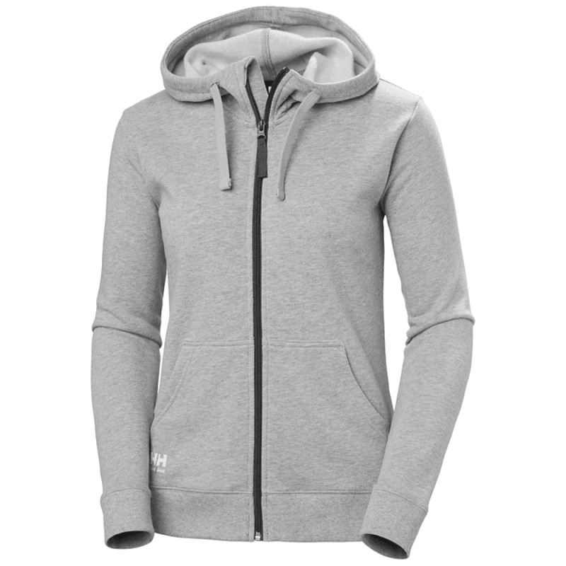 Moteriškas džemperis HELLY HANSEN W Classic Zip Hoodie, pilkas 1
