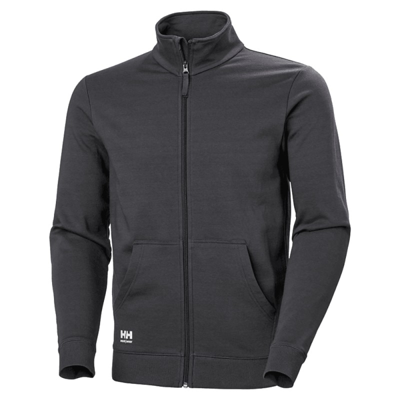 Džemperis HELLY HANSEN Classic Zip Sweatshirt, tamsiai pilkas 1 Džemperis HELLY HANSEN Classic Zip Sweatshirt, tamsiai pilkas 1
