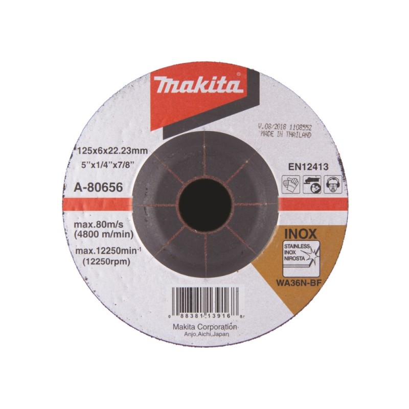 Šlifavimo diskas MAKITA 125x6mm A60T-BF 1