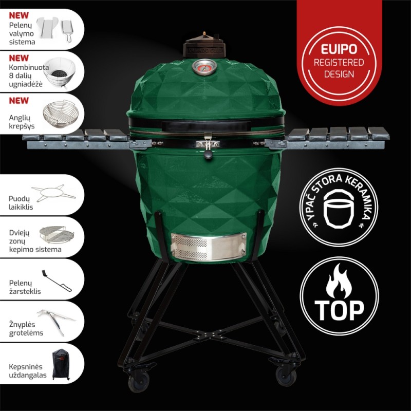 Kepsninė KamadoClub PRO II, žalia 1
