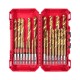 25 dalių metalo grąžtų rinkinys MILWAUKEE ShockWave 1/4" HSS-G TIN 1 25 dalių metalo grąžtų rinkinys MILWAUKEE ShockWave 1/4" HSS-G TIN 1
