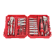 42 dalių terkšlės ir atsuktuvų rinkinys MILWAUKEE 1/4" 2
