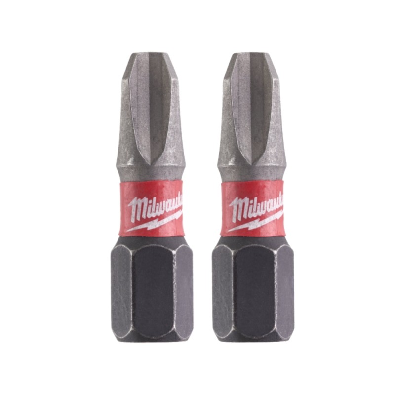 Smūginis sukimo antgalis MILWAUKEE PH3 25mm, 2vnt. 1 Smūginis sukimo antgalis MILWAUKEE PH3 25mm, 2vnt. 1