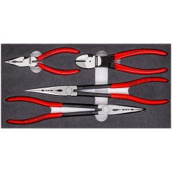 4 dalių replių rinkinys KNIPEX 002001V16