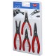 4 dalių preciziškų replių rinkinys fiksavimo žiedams KNIPEX 002003SB 2