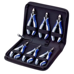 6 dalių elektriko replių rinkinys dėkle KNIPEX 002016P