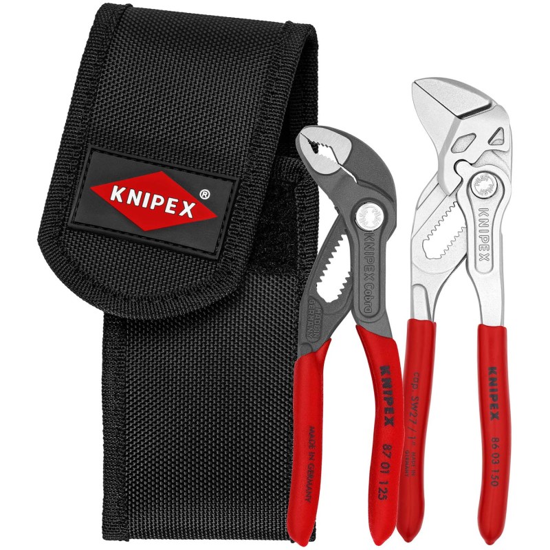 Mini replių rinkinys su prisegamu dėklu prie diržo KNIPEX 002072V01 1