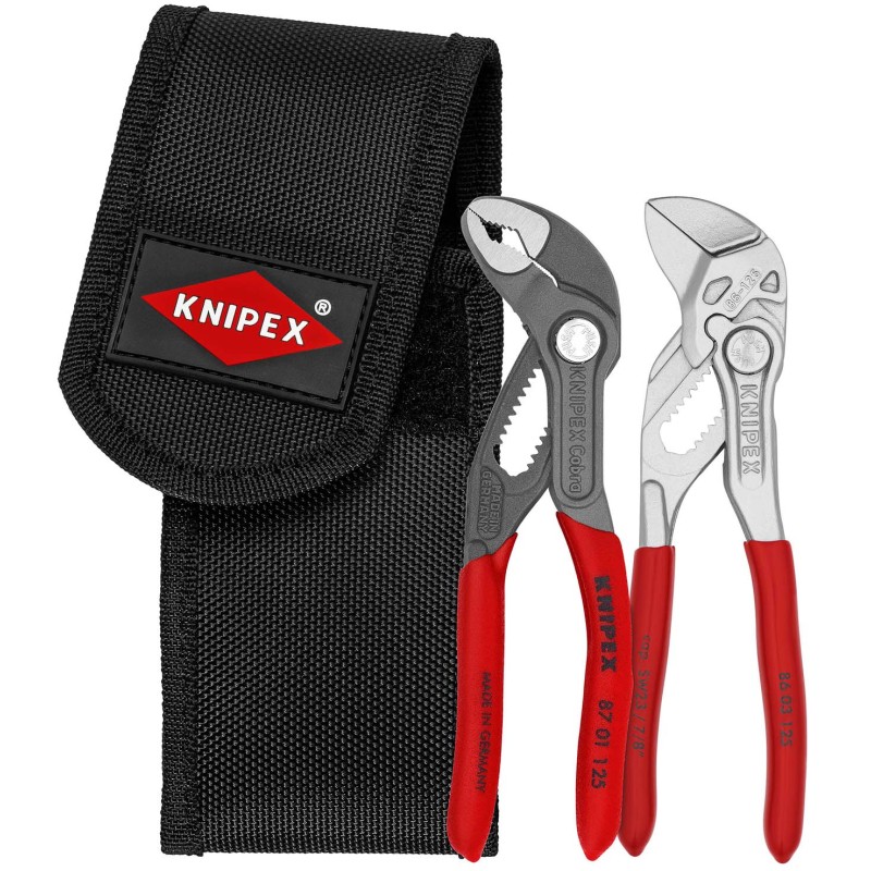 Mini replių rinkinys su prisegamu dėklu prie diržo KNIPEX 002072V04 1
