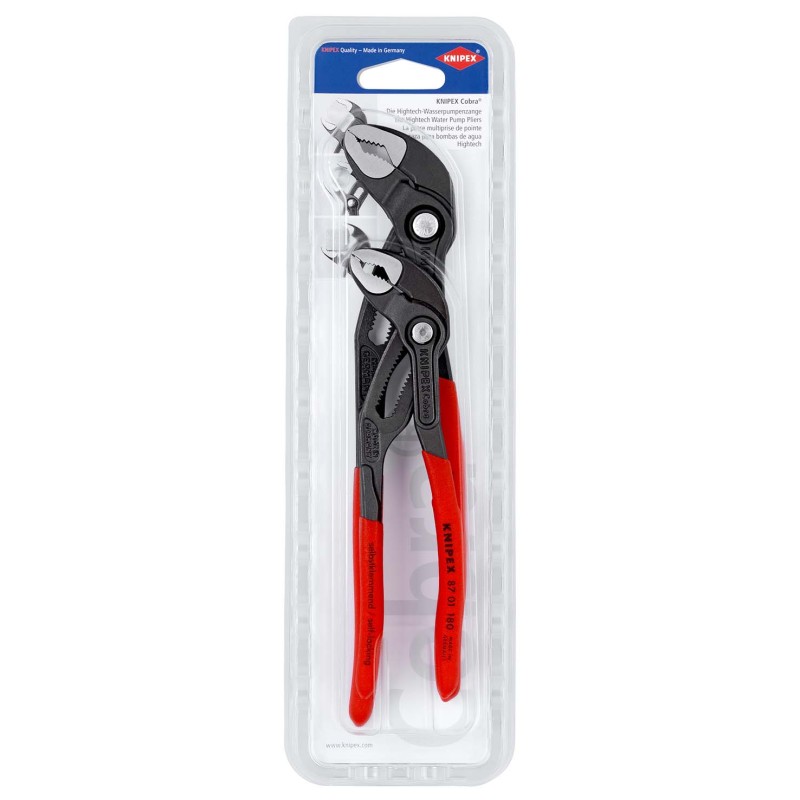 2 dalių vamzdinių replių rinkinys KNIPEX Cobra 003120V01 1 2 dalių vamzdinių replių rinkinys KNIPEX Cobra 003120V01 1