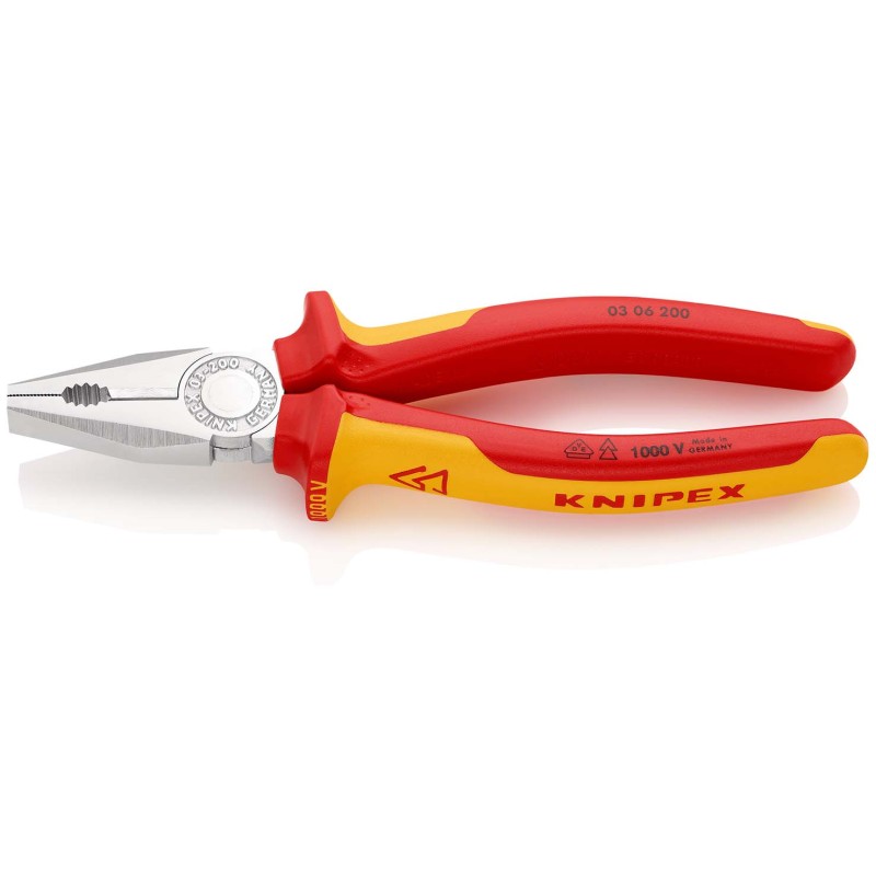 Kombinuotos replės KNIPEX 0306200SB 1