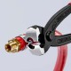 Žiedų užspaudimo replės KNIPEX 1099I220SB 7 Žiedų užspaudimo replės KNIPEX 1099I220SB 7