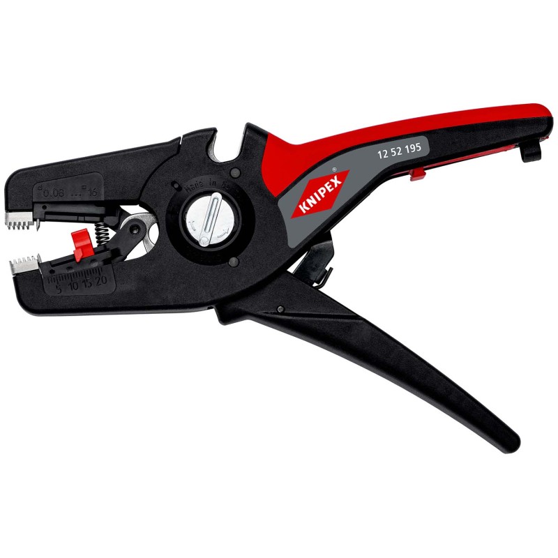 Automatinės laidų nuizoliavimo replės KNIPEX 1252195SB 1