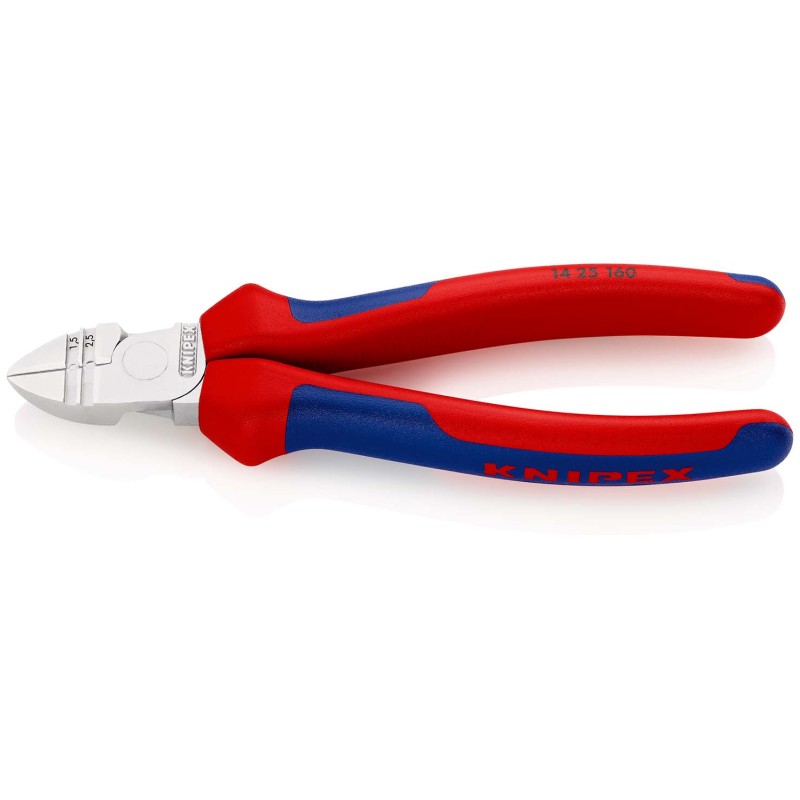 Šoninio kirpimo replės su izoliacijos nuėmimu KNIPEX 1425160 1 Šoninio kirpimo replės su izoliacijos nuėmimu KNIPEX 1425160 1