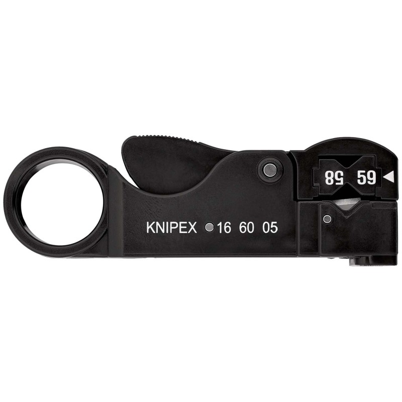 Koaksialinių kabelių nuizoliavimo įrankis KNIPEX 166005SB 1