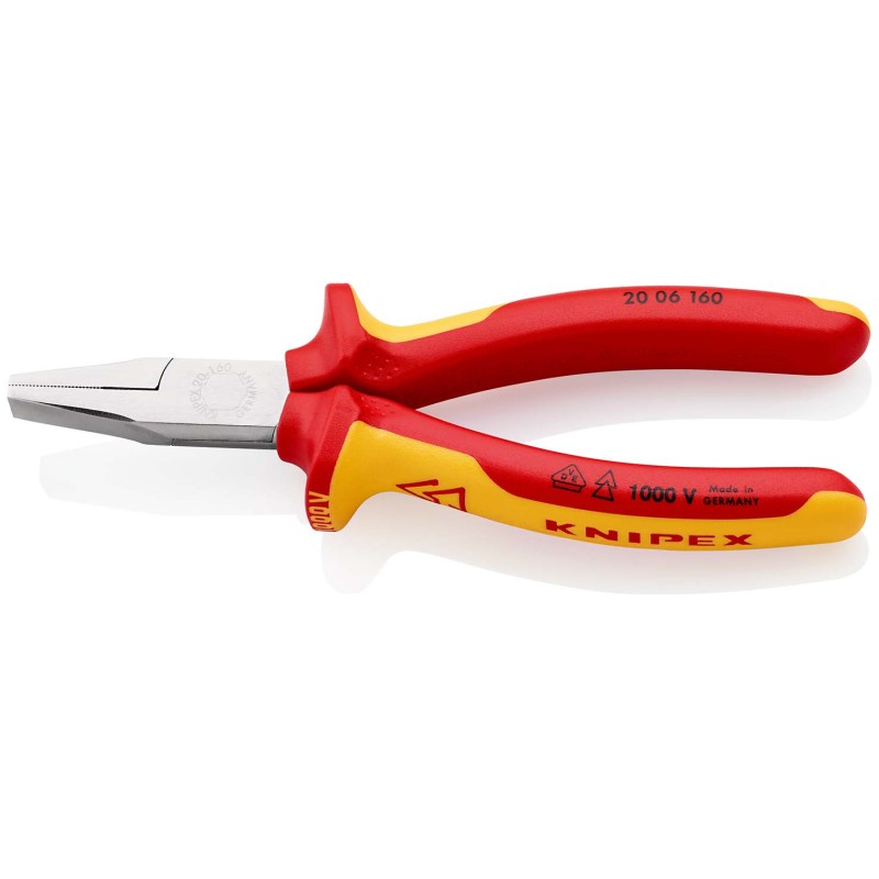 Replės plokščiomis žiaunomis KNIPEX 160mm 2006160 1