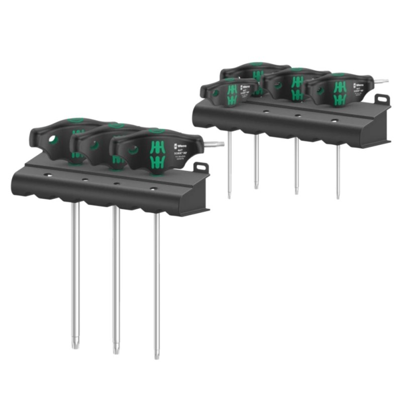 T-formos atsuktuvų rinkinys WERA 467/7 Torx HF 1