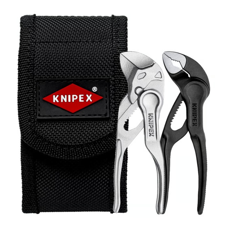 Mini replių rinkinys su prisegamu dėklu prie diržo KNIPEX 002072V04XS 1