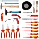 23 dalių elektriko įrankių rinkinys krepšyje KNIPEX 002102EL 2