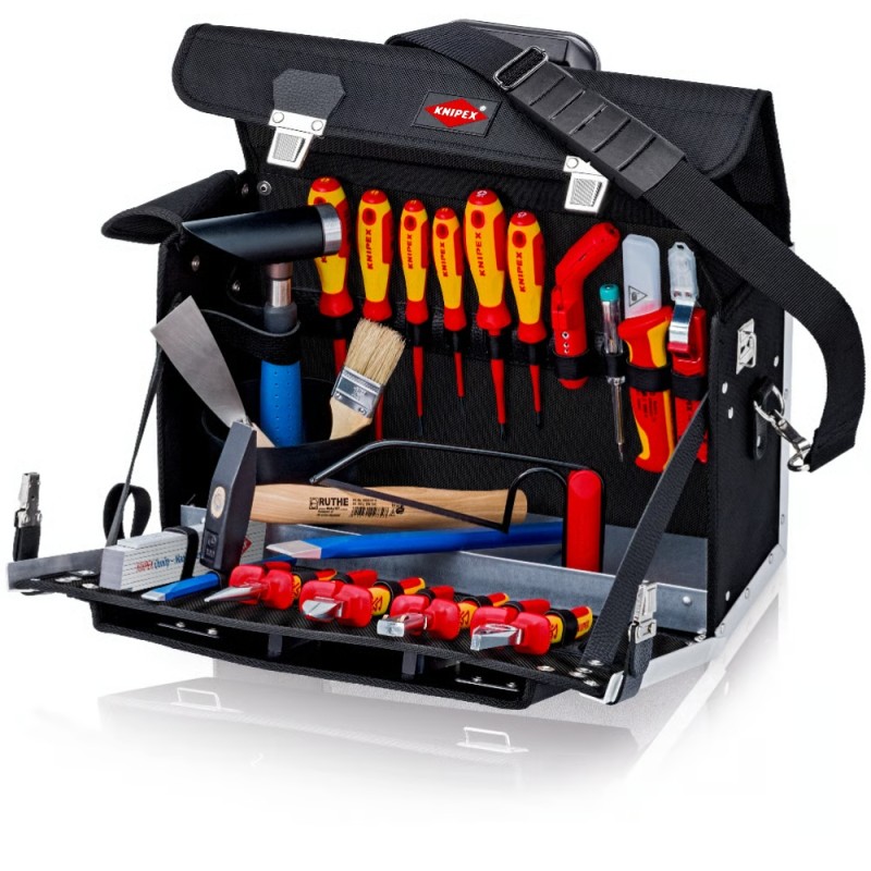 23 dalių elektriko įrankių rinkinys krepšyje KNIPEX 002102EL 1