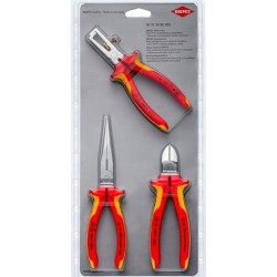 3 dalių elektriko įrankių rinkinys KNIPEX 003130BK V03