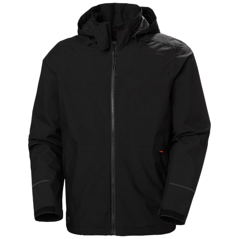 Striukė HELLY HANSEN Barcode Shell Jacket, juoda 1